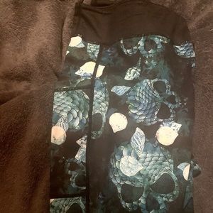 CVG mermaid skull full length leggings